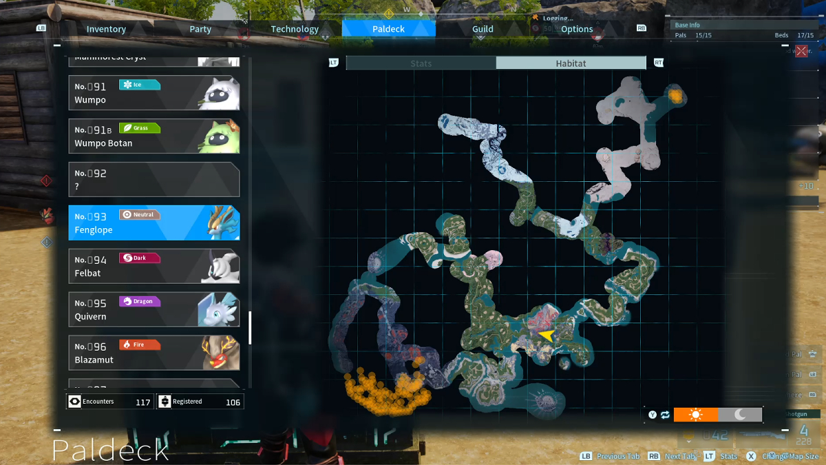 Regular Fenglope Locations