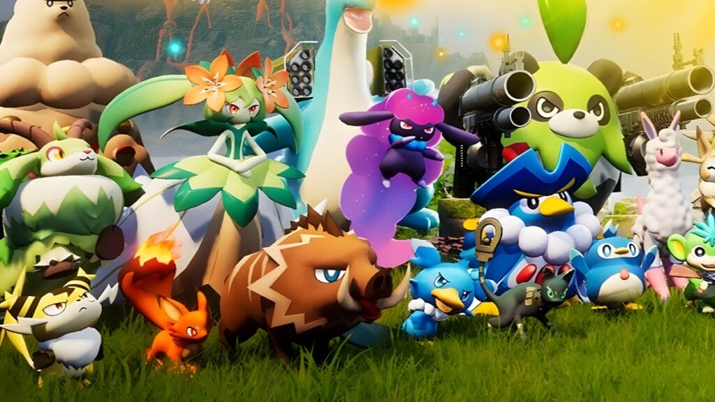 Xbox Doesn’t Need Pokemon Thanks To Palworld Pals gather in a field in Palworld