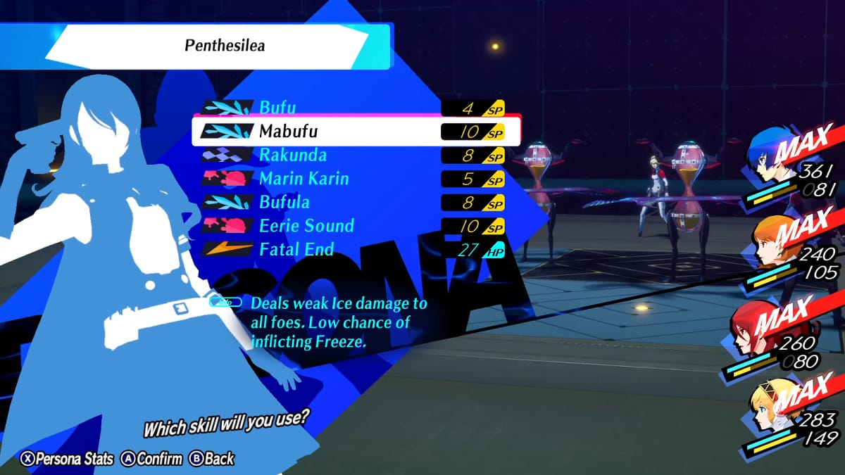 Ochlocratic Sand Weakness in Persona 3 Reload