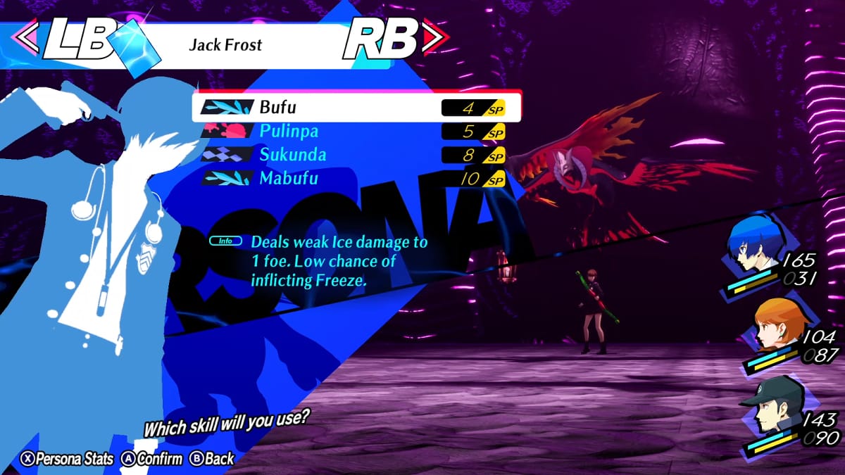 Will O’ Wisp Raven Boss Weakness in Persona 3 Reload