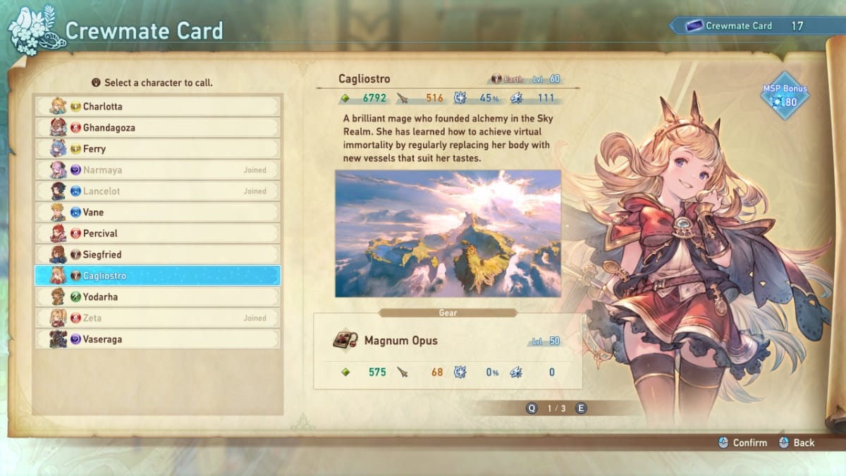 Best AI characters in Granblue Fantasy Relink, Cag