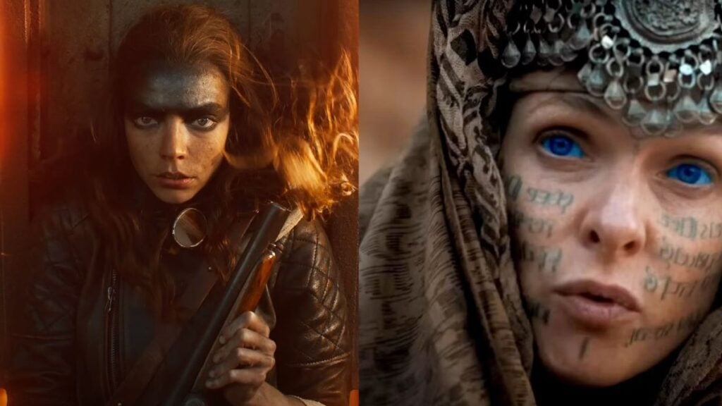 Anya Taylor-Joy’s Dune: Part Two Role, Explained A shot of Anya-Taylor Joy from the Furiosa trailer and Rebecca Ferguson from Dune: Part Two