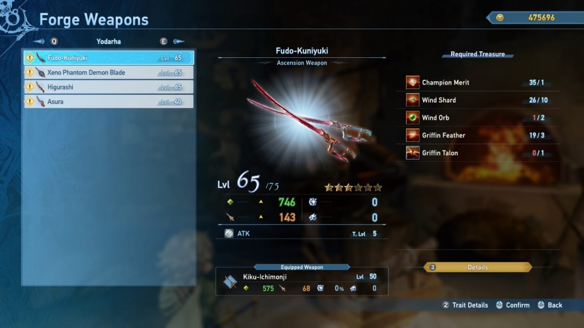 Yodarha build weapon