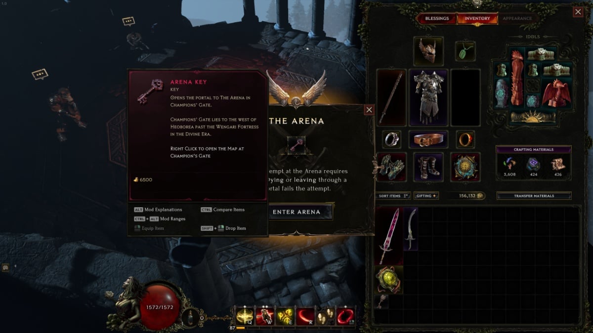 Last Epoch level up guide, arena