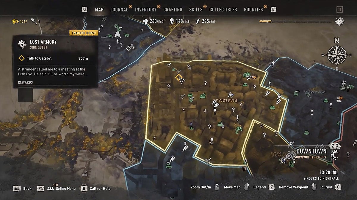 Lost Armory Dying Light 2 Questline Objective #9: Talk to Gatsby