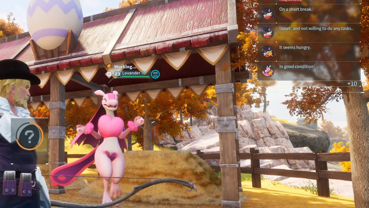 Palworld Lovander at base