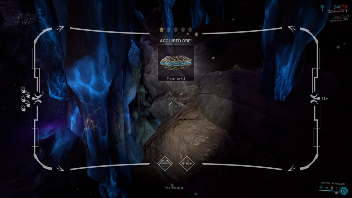 Warframe Travoride mining