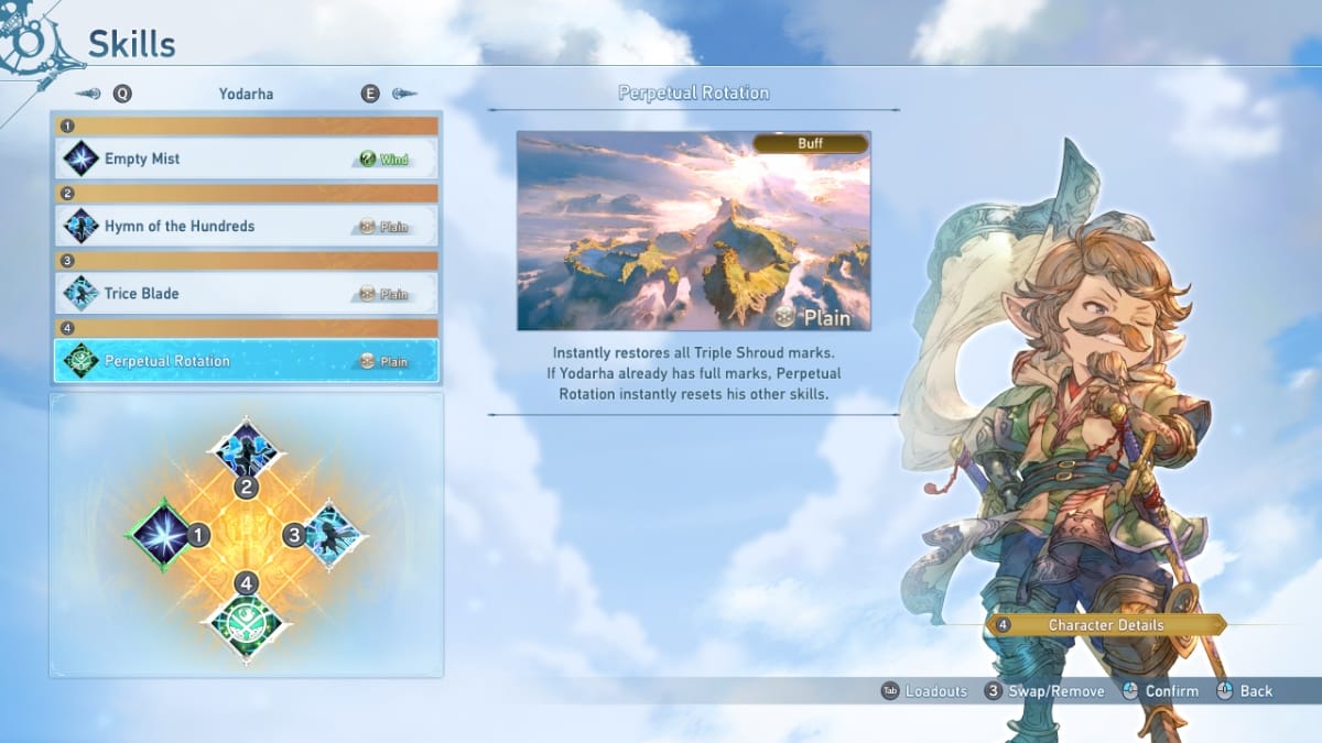 Yodarha build skills