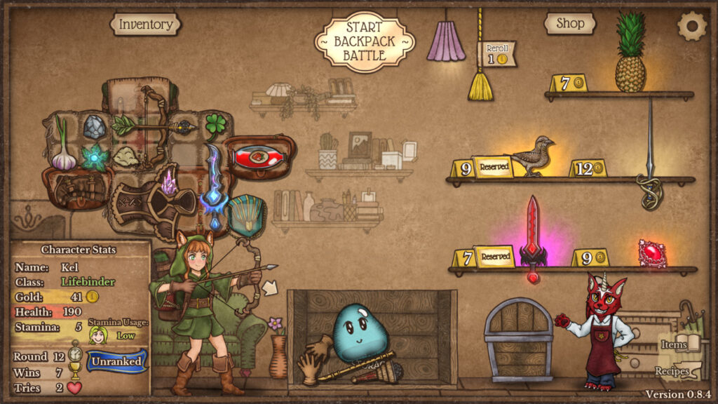 All Classes in Backpack Battles, Explained backpack furcifier character