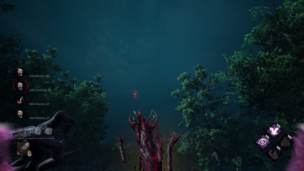 The Unknown launches an orbital shot in Dead by Daylight