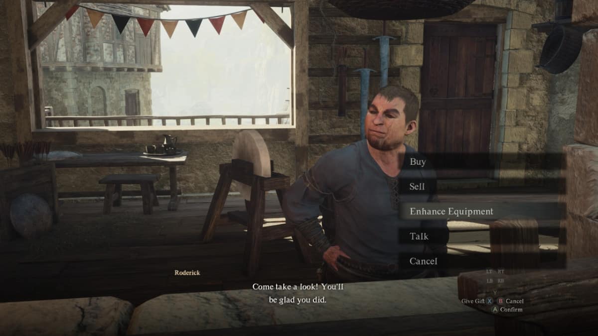 Dragon's Dogma 2 enhance equipment blacksmith