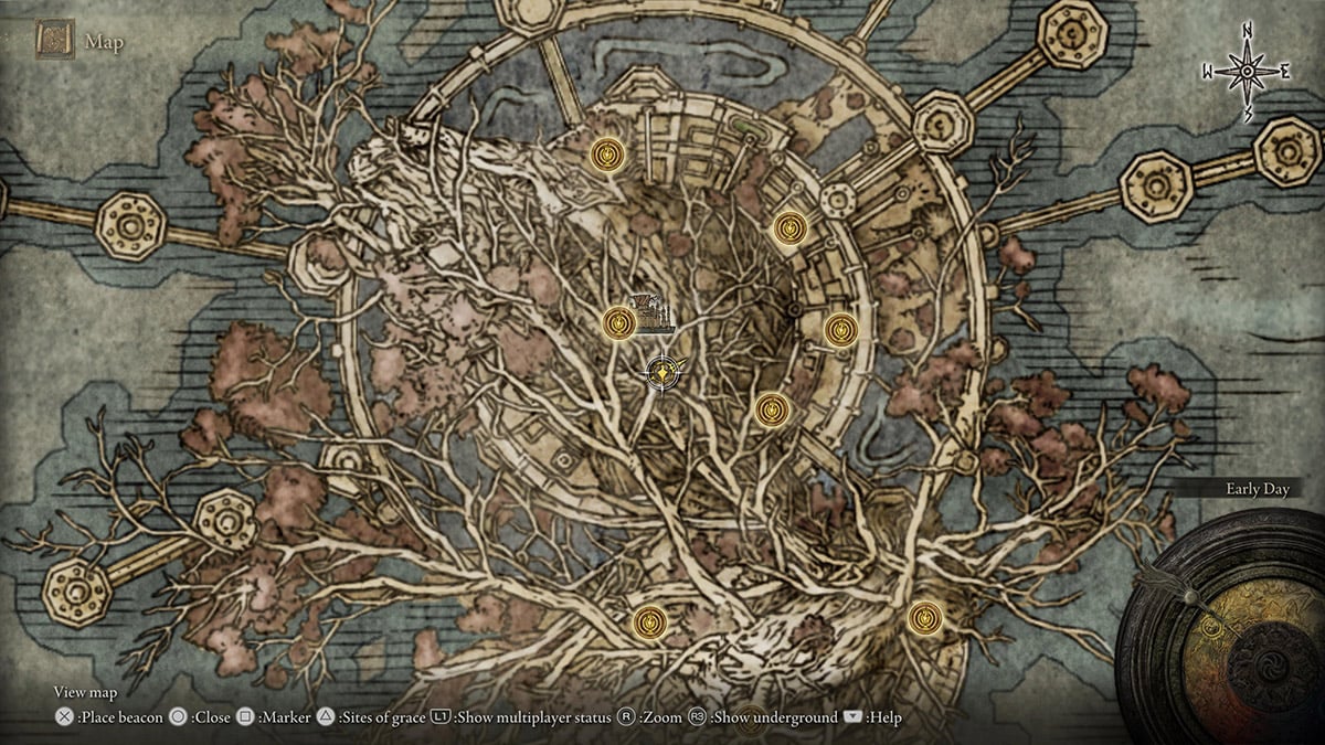 Elden Ring Rotten Winged Sword Insignia Location