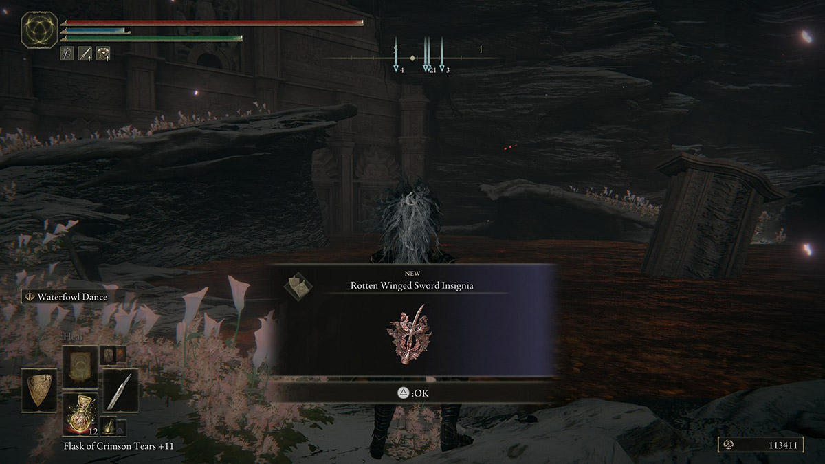 Elden Ring Rotten Winged Sword Insignia guide