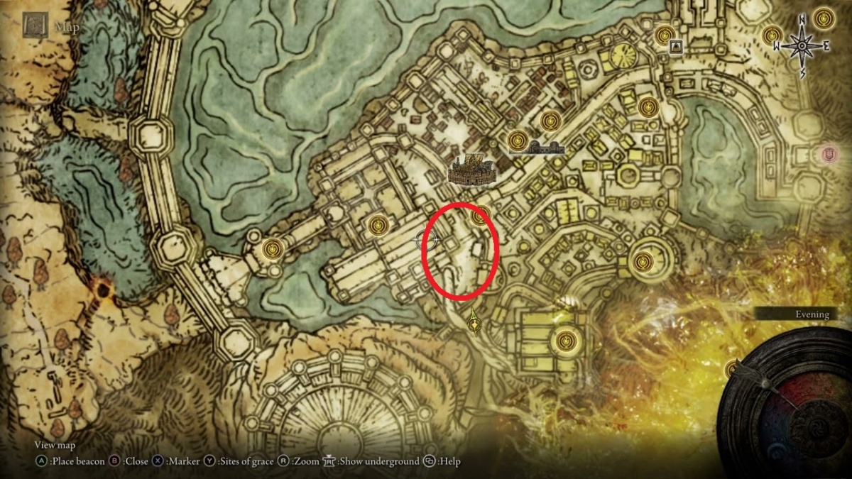 Elden Ring Whetblades location, Leyndell