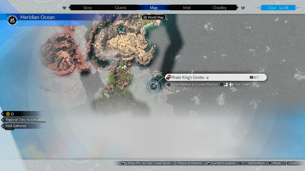 Pirate Grotto Alpha Location