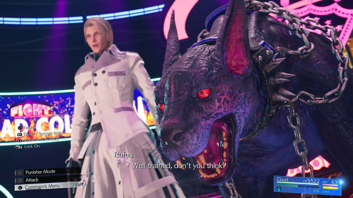 Dark Star joins Rufus in FF7 Rebirth.