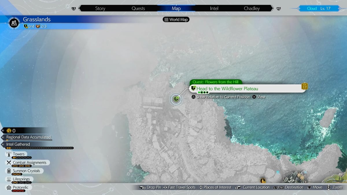 Wildflower Plateau location in FF7 Rebirth