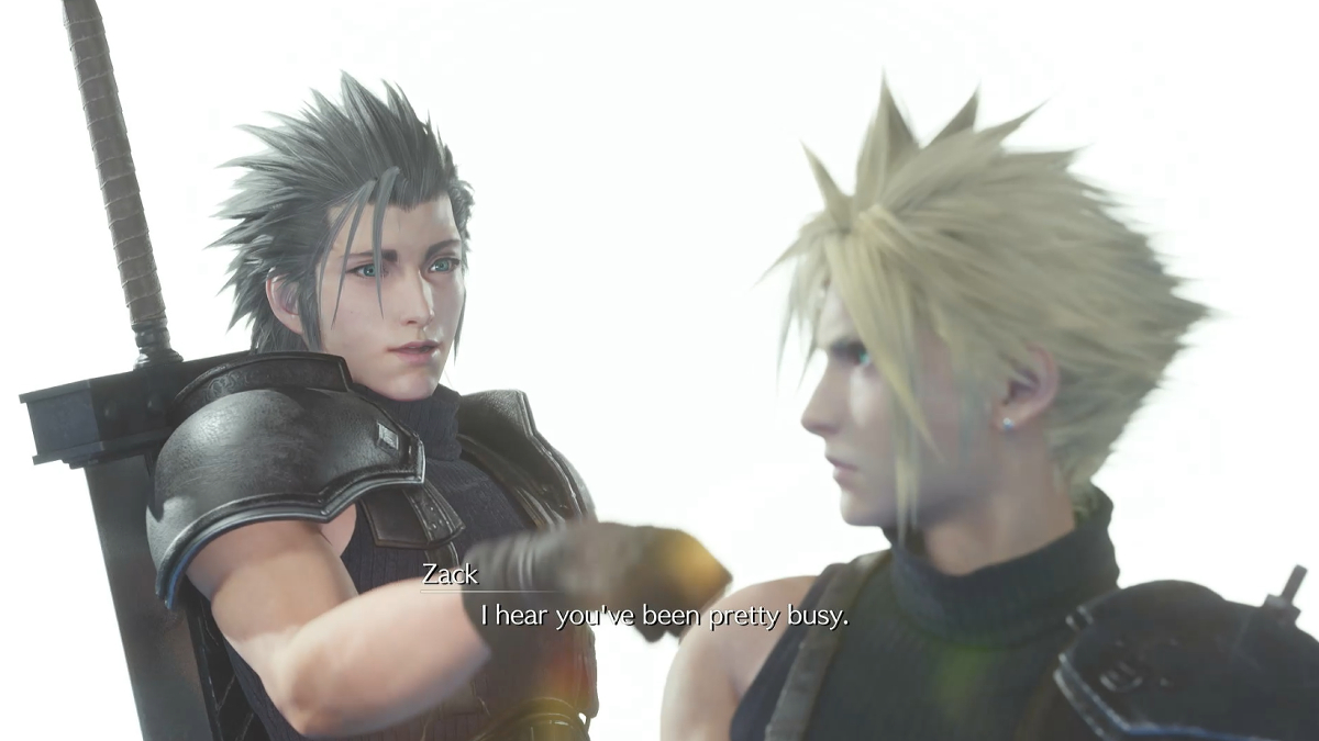 Zack reunites with Cloud.