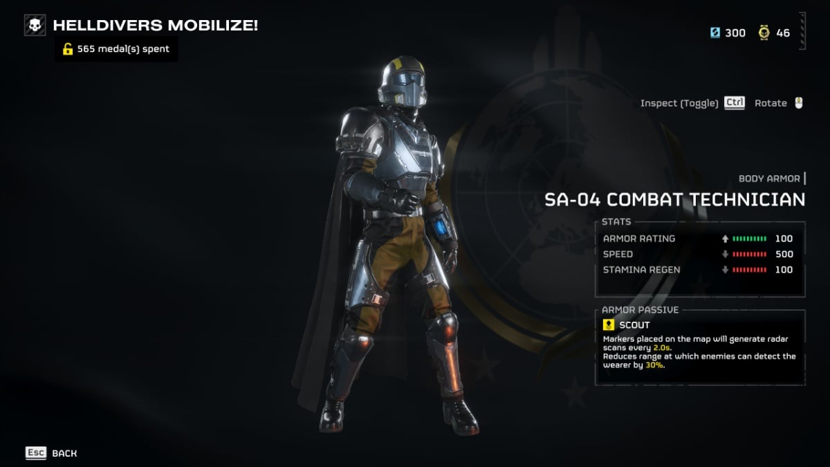 Helldivers 2 best armor technician
