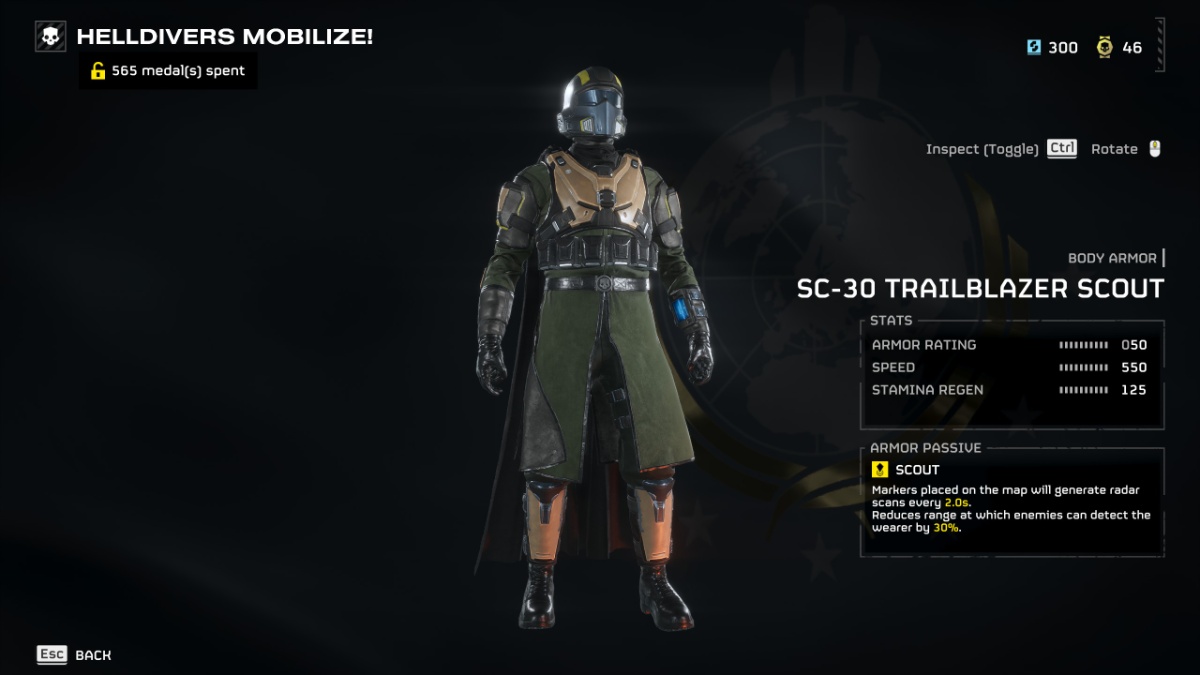 Helldivers 2 best armor trailblazer