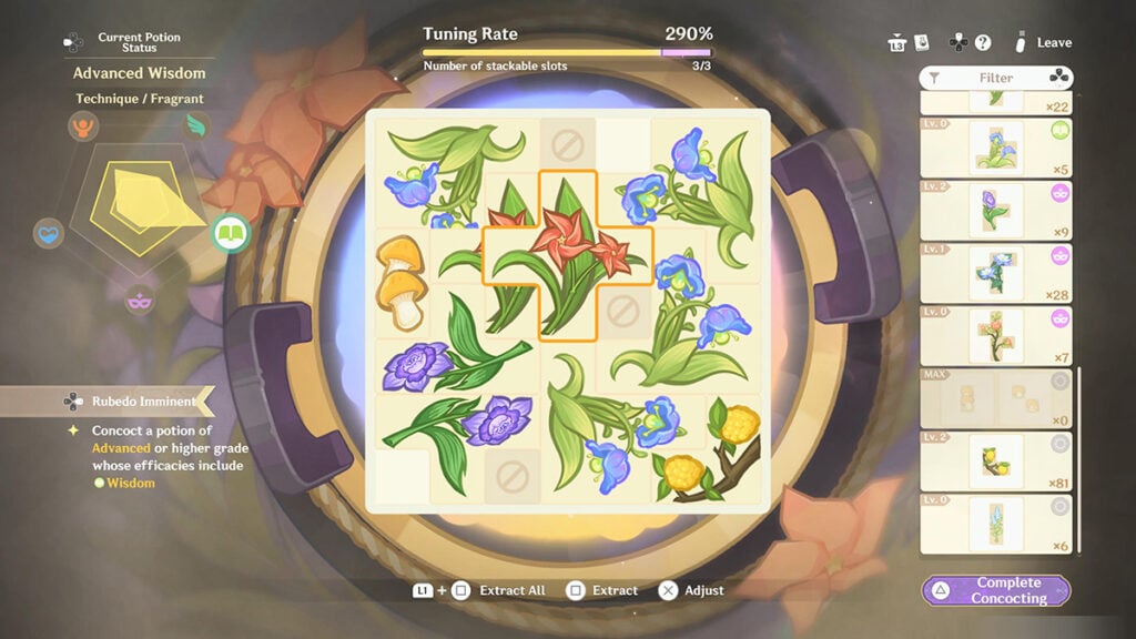 How to complete the Advanced Alchemy Exam in Genshin Impact Alchemical Ascension. 