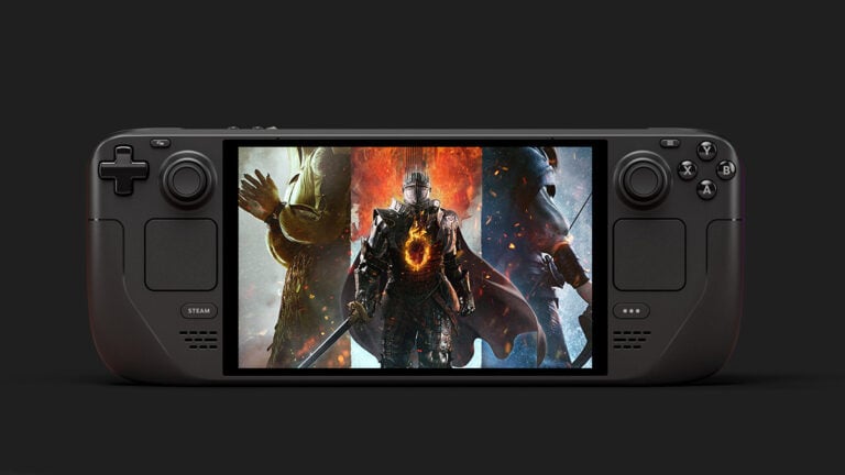 Is Dragon’s Dogma 2 Steam Deck Verified? An image featuring the Dragon's Dogma 2 cover art placed within a Steam Deck OLED.