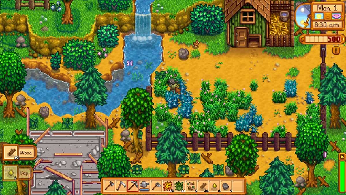 Meadow Farm in Stardew Valley
