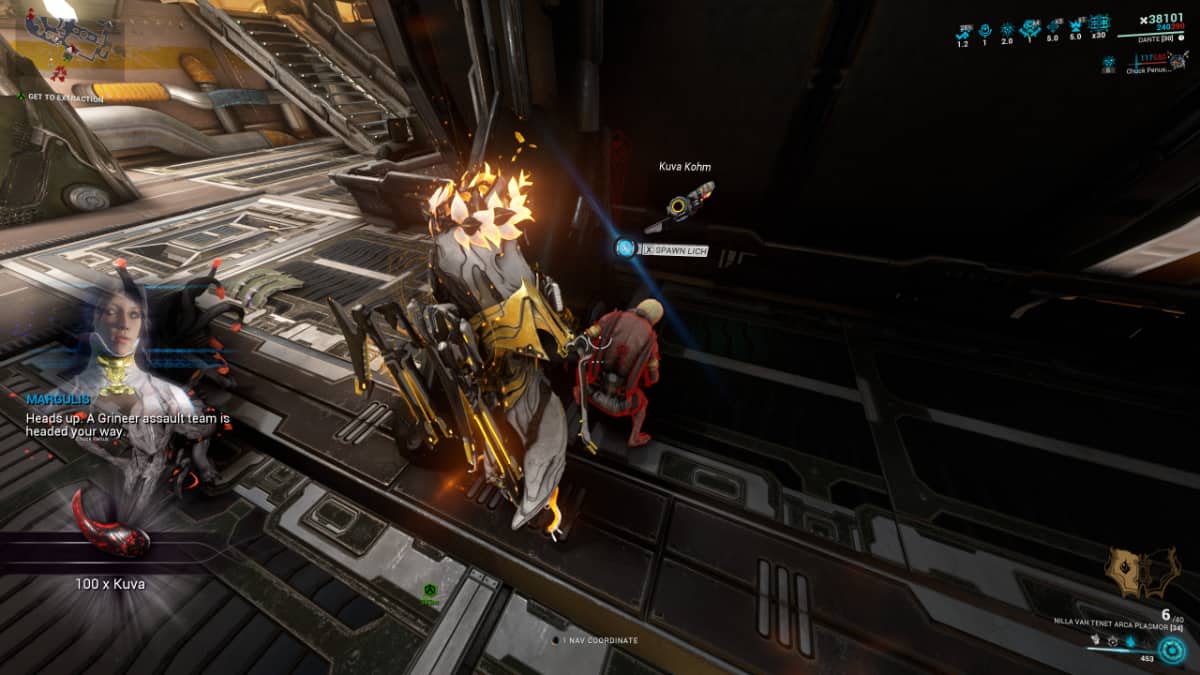 Warframe Kuva Lich farming