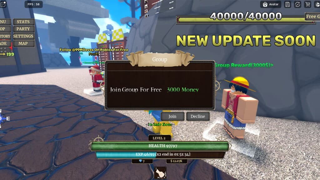 All Working Roblox Z Piece Codes (March 2024)