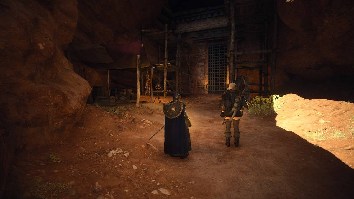 gate to coral snakes hideout during mercy among thieves in dd2