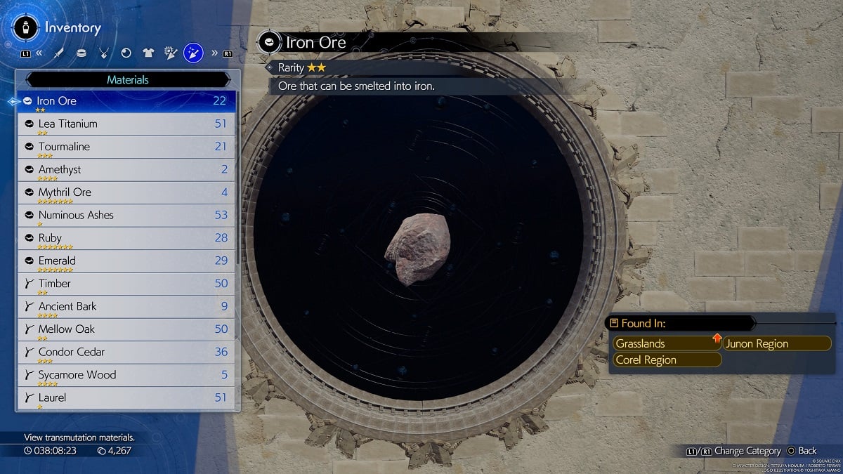 selling crafting materials in final fantasy 7 rebirth