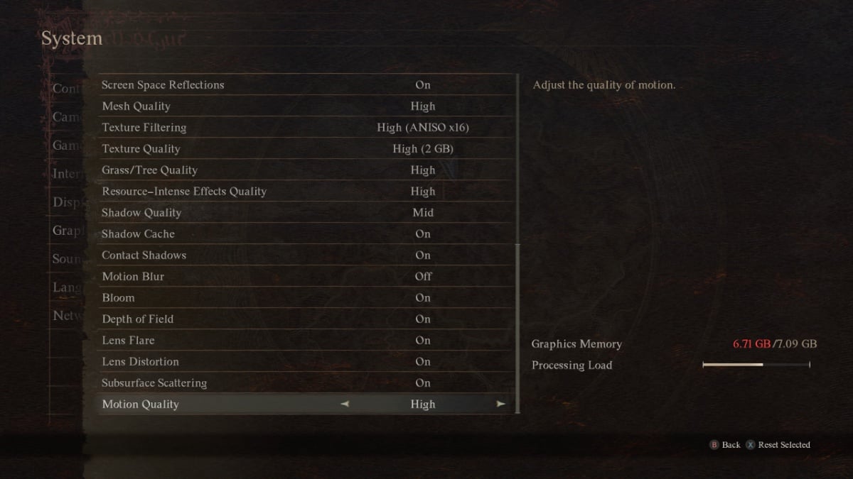 Dragon's Dogma 2 Graphics settings
