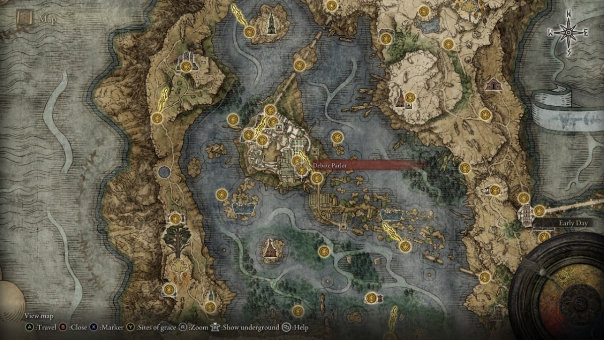 Elden Ring Whetblades location, Liurnia