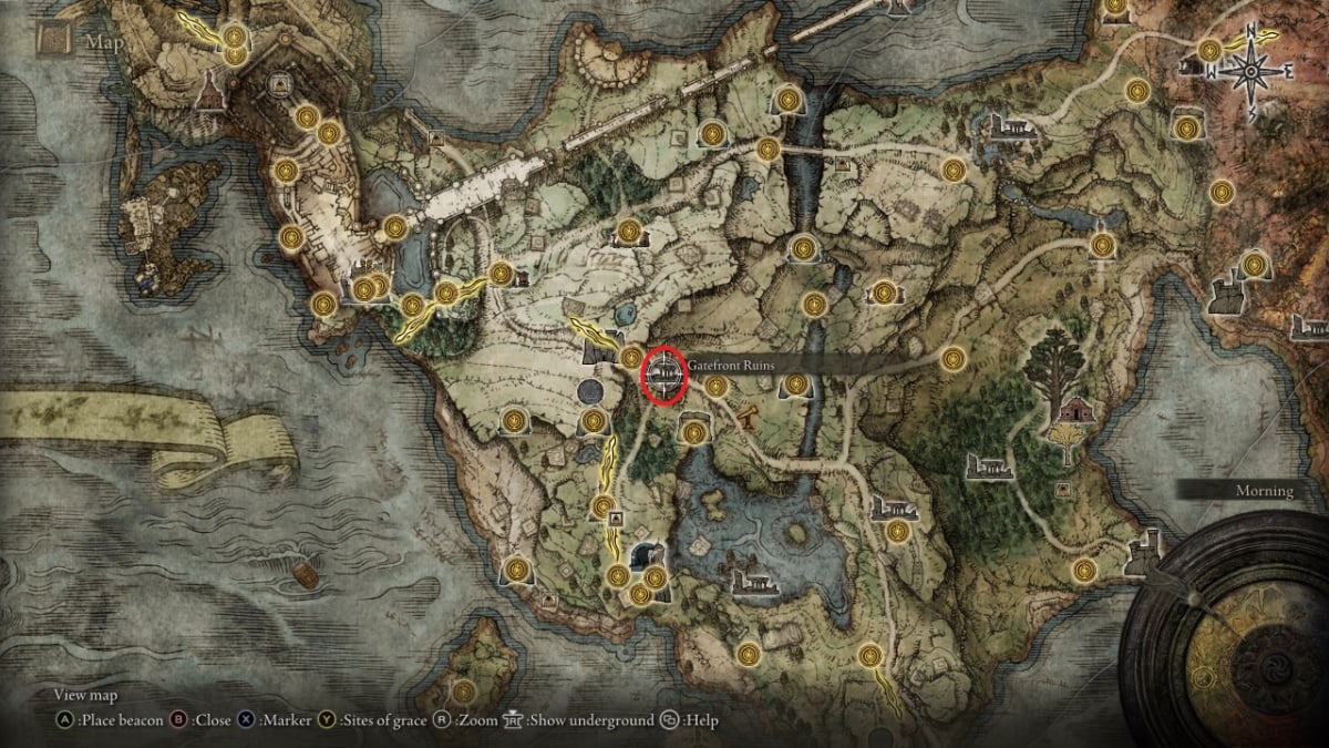 Elden Ring Whetblades location, Limgrave