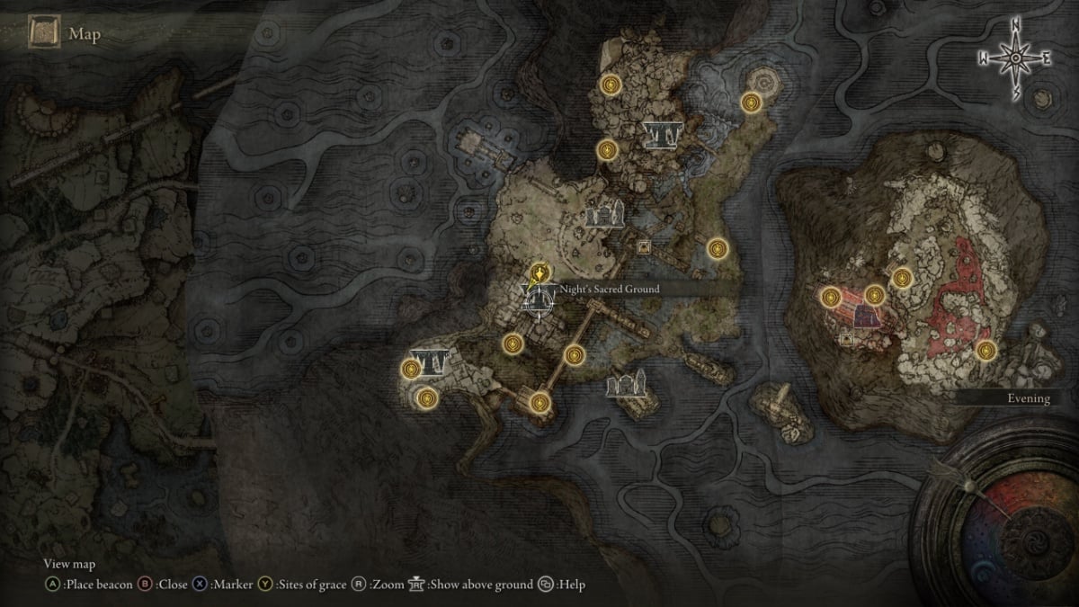 Elden Ring Whetblades location, Nokron