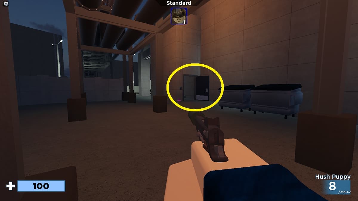 entering the facility in roblox