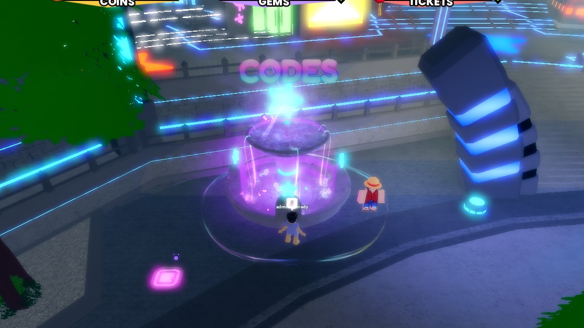 speaking with luffy to redeem roblox codes in champions td