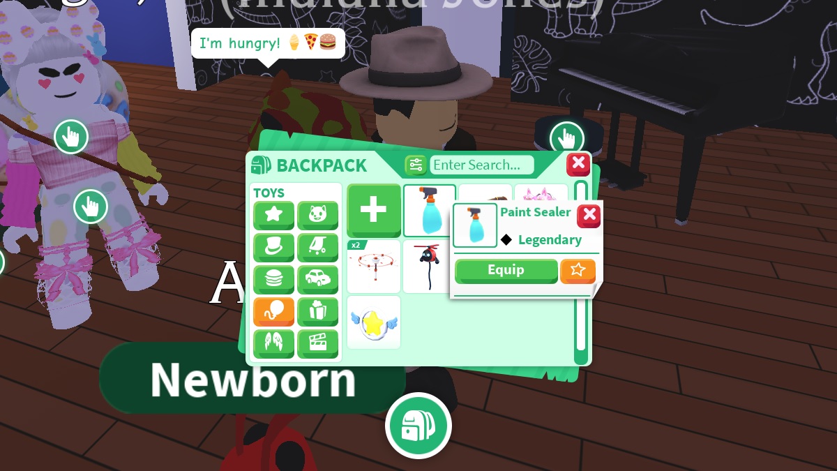 using a paint sealer to make a preppy pet in roblox adopt me