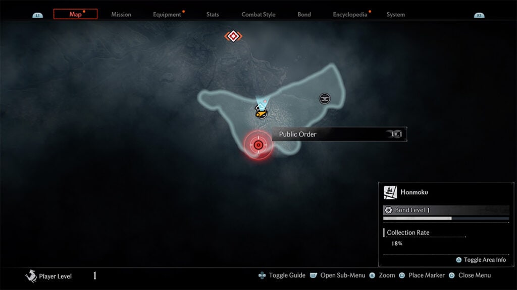 Rise of the Ronin clears the map by restoring public order