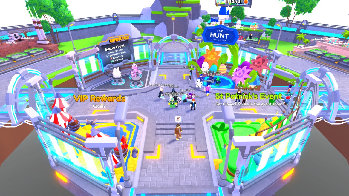 finding every the hunt egg in the lobby of roblox toilet tower defense