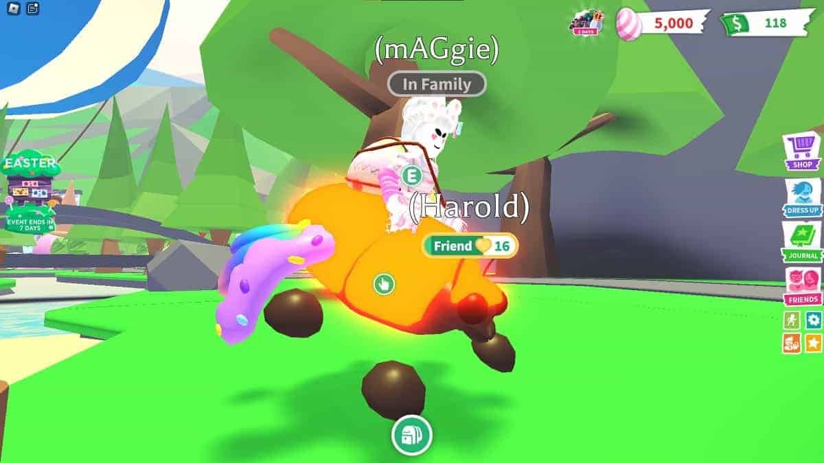 playing adopt me on roblox, a safe game for kids