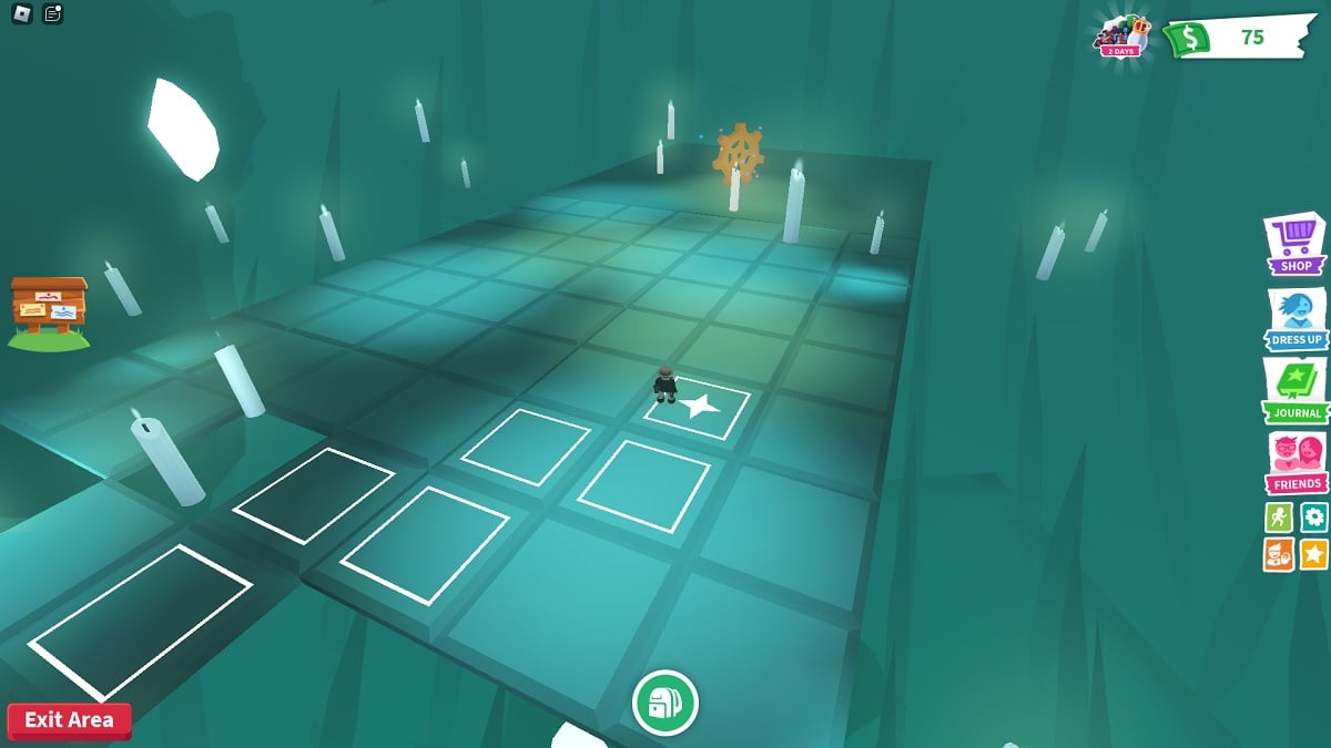 completing tile skip minigame for time machine cog