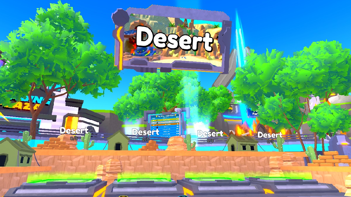 desert map in roblox toilet tower defense