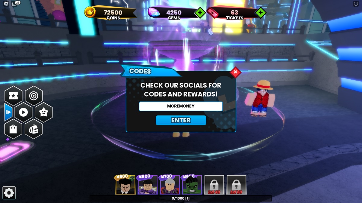 using roblox codes to redeem rewards in champions td