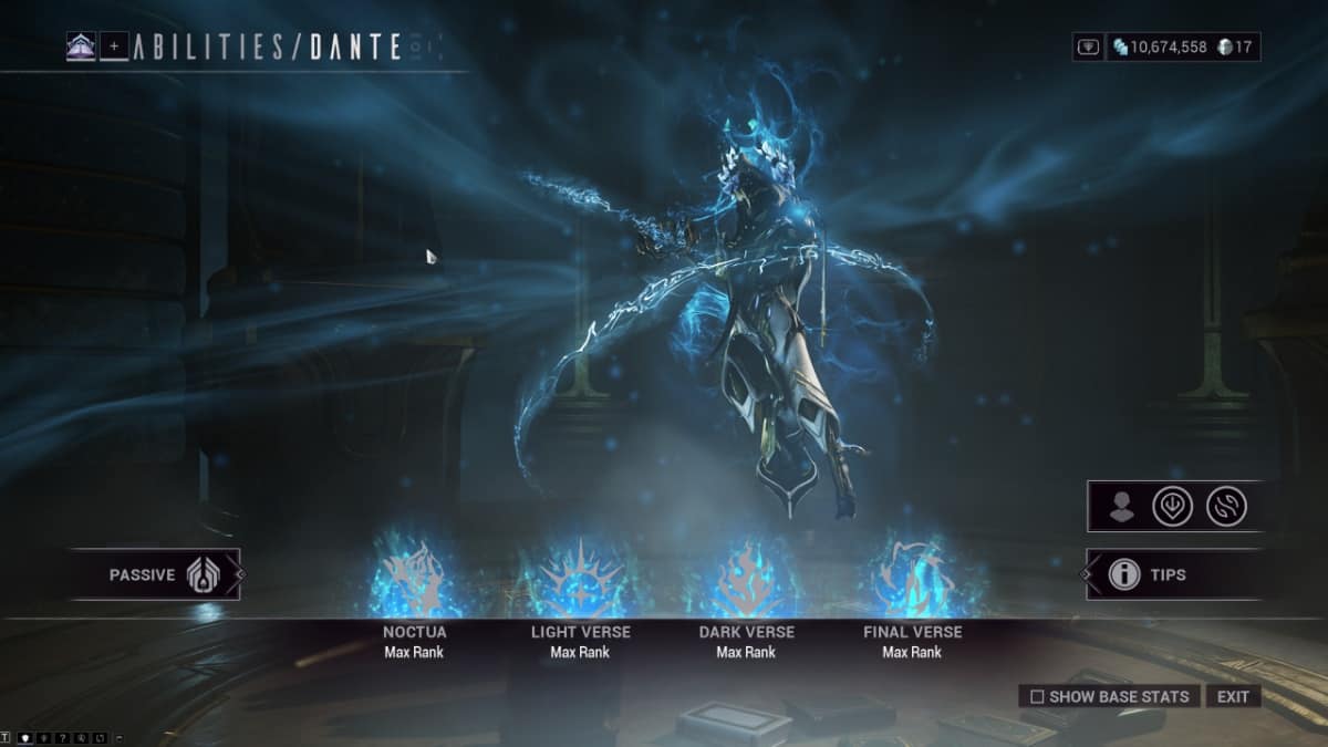 Warframe Dante abilities