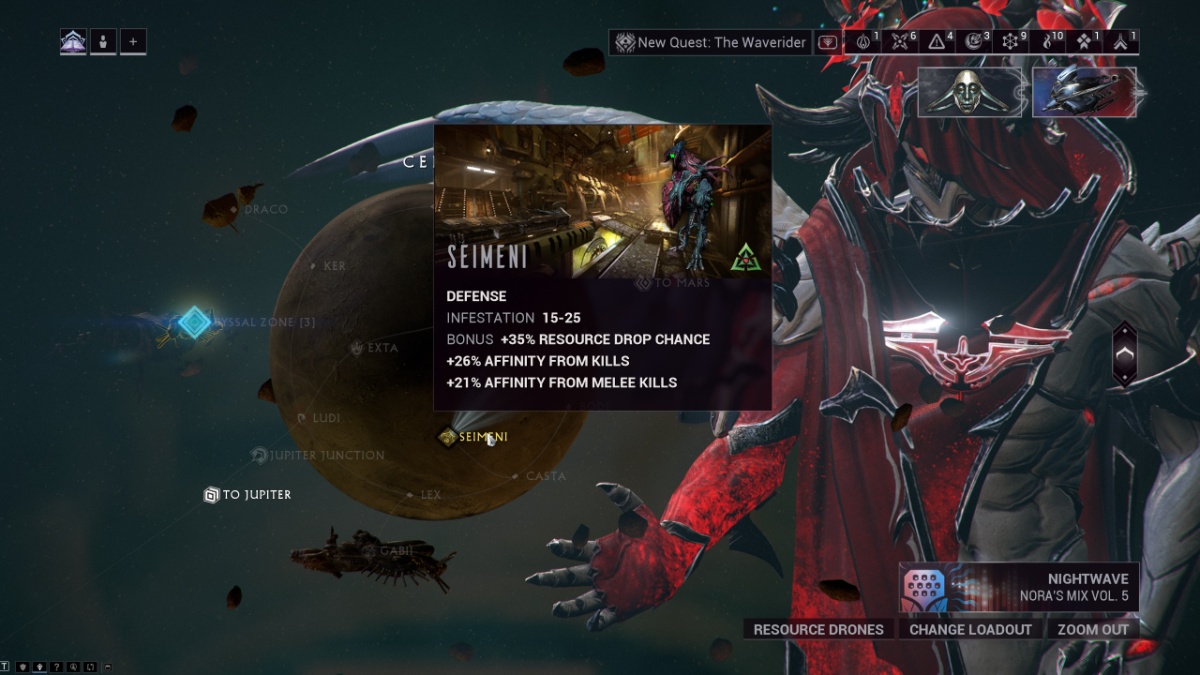 Warframe Circuits farm spot in Ceres