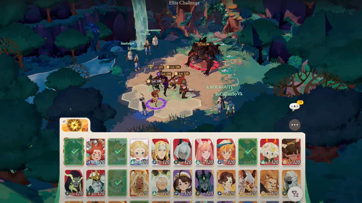 Primal Lord Lone Gaze boss fight.