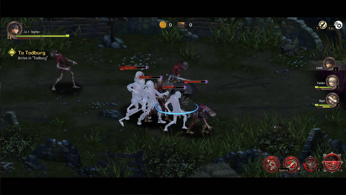 Auto-Battle in ASTRA: Knights of Veda.