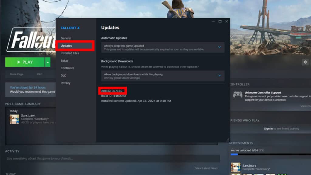 Fallout 4 Steam Updates