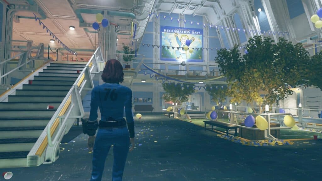 Fallout 76 inside the vault